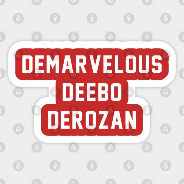 Demarvelous Deebo Derozan Sticker by BodinStreet